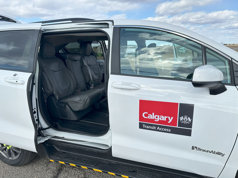 Care Calgary wheelchair-accessible van